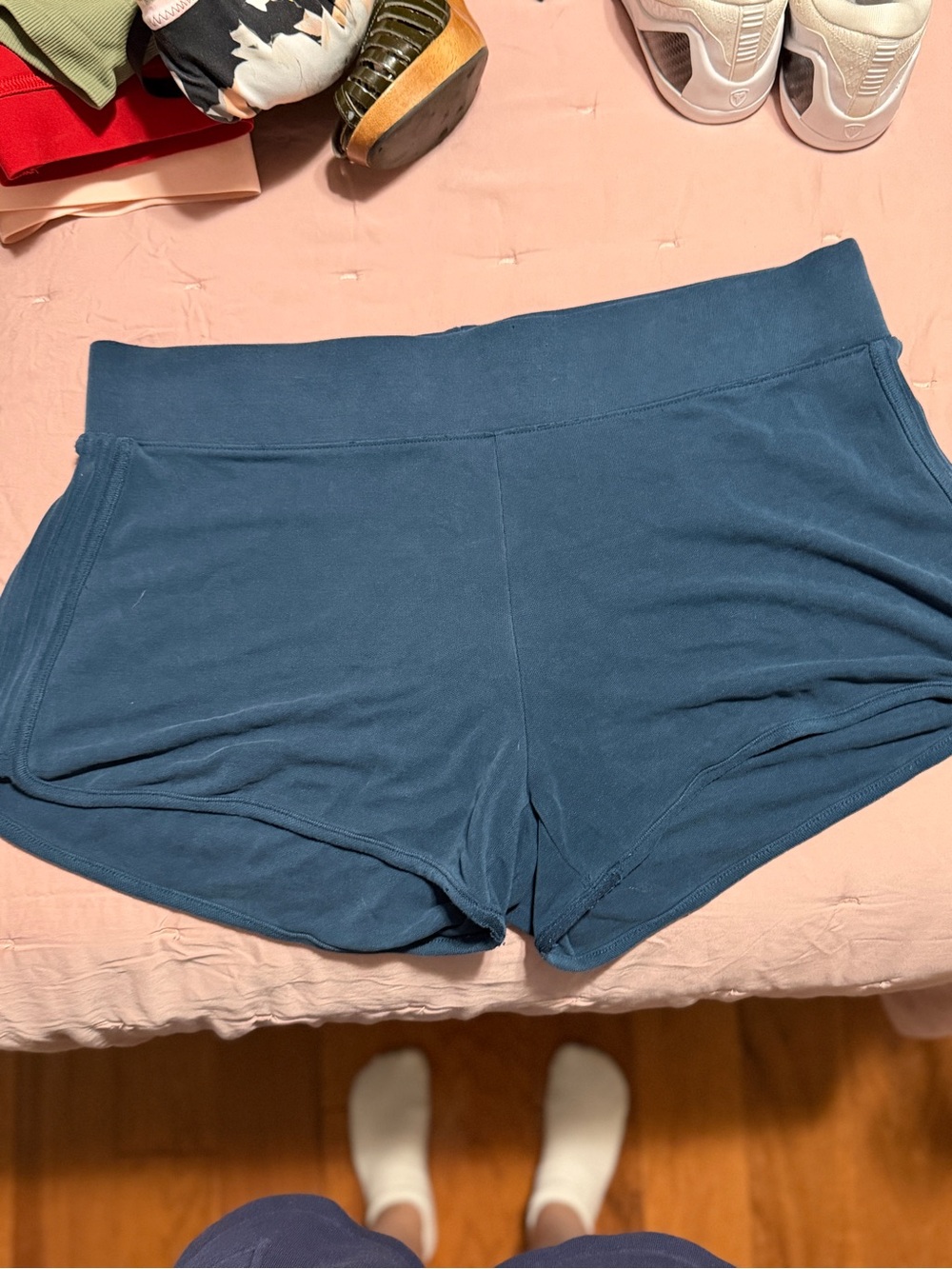 Athleta Women's Athletic Shorts - Teal Blue